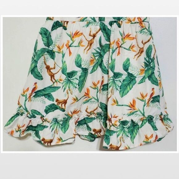 JANIE AND JACK Dress Kids 12-18 Months Tropical White Kid Girl Summer Set - Picture 11 of 16